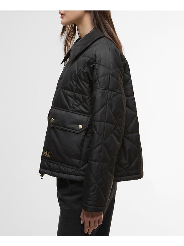 Barbour International Women's Juliana Quilted Jacket - Black Image 6