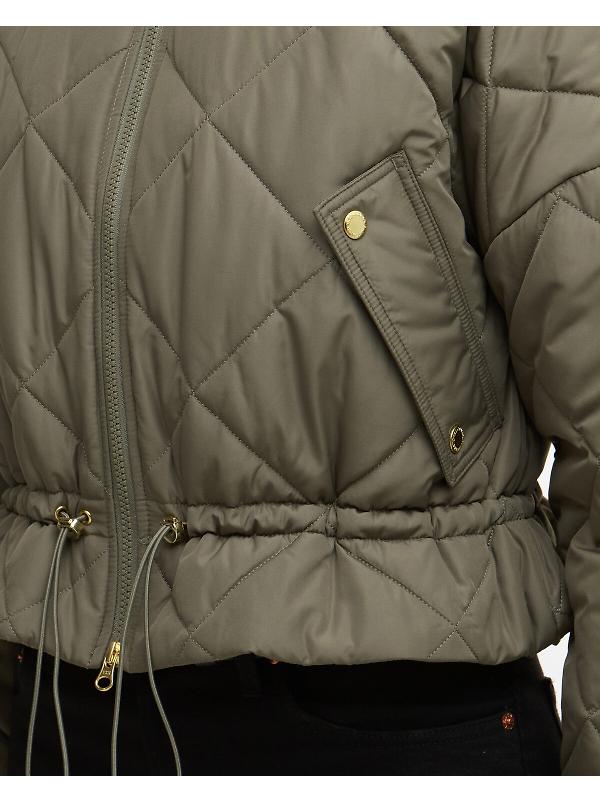 Barbour International Women's Pagan Quilted Jacket - Dusky Khaki Image 6