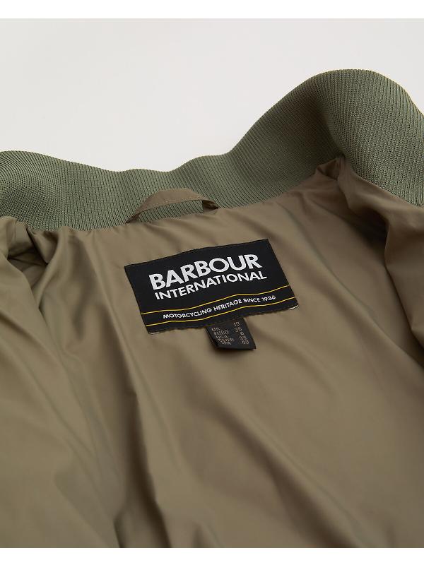 Barbour International Women's Pagan Quilted Jacket - Dusky Khaki Image 7