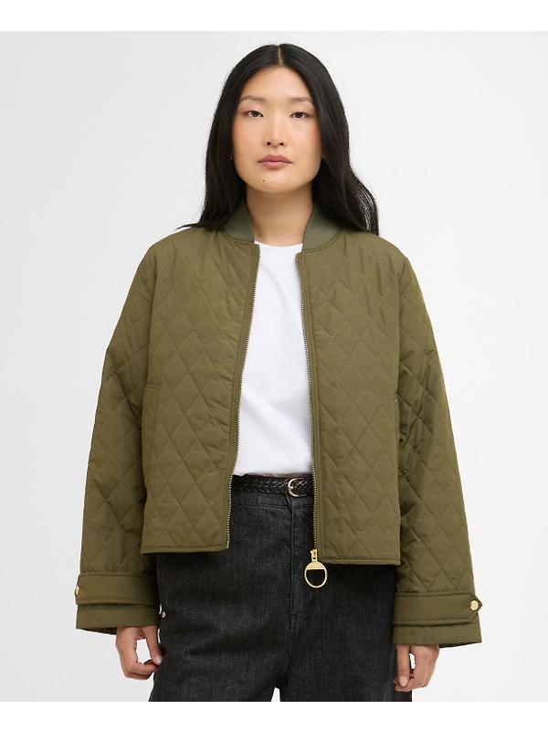 Barbour Women's Whillan Quilted Jacket - Ivy Green/ Ancient Image 2