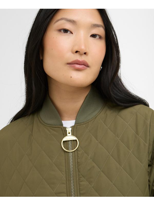 Barbour Women's Whillan Quilted Jacket - Ivy Green/ Ancient Image 6