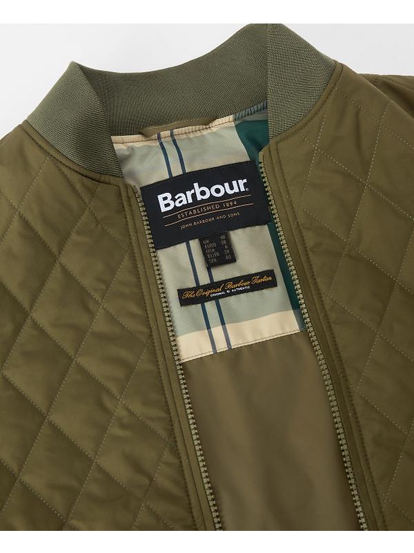Barbour Women's Whillan Quilted Jacket - Ivy Green/ Ancient Image 7