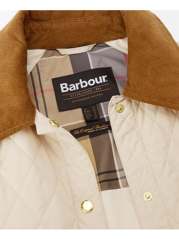 Barbour Women's Kirby Quilted Jacket - Jasmine/Dress Image 6