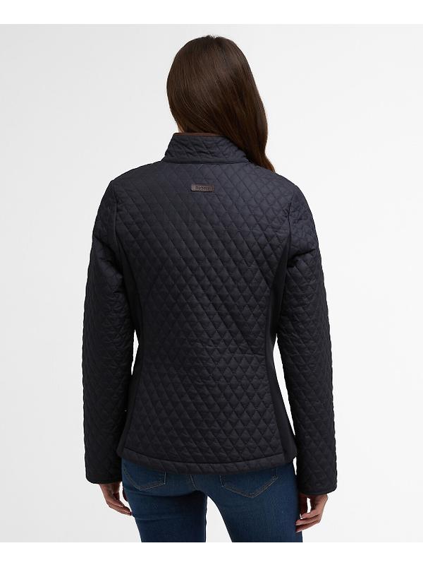 Barbour Women's Basswood Quilted Jacket - Dark Navy Image 4