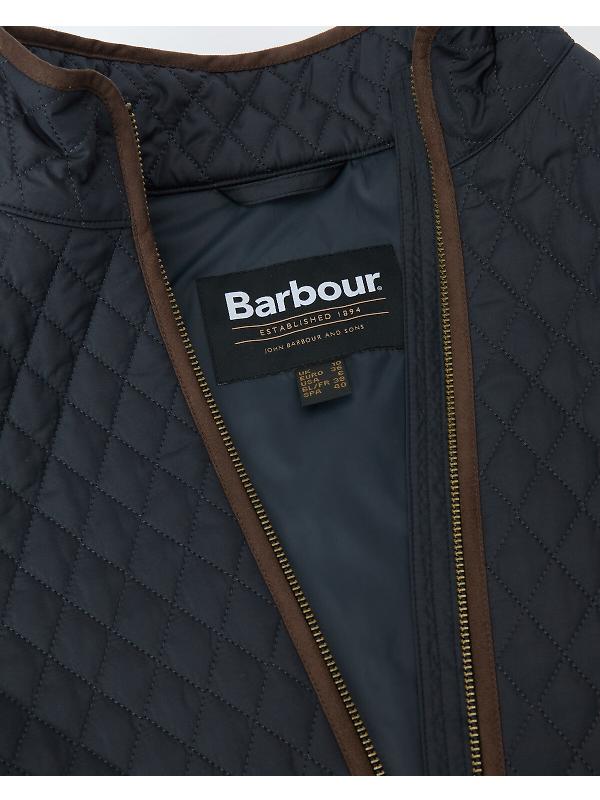 Barbour Women's Basswood Quilted Jacket - Dark Navy Image 8