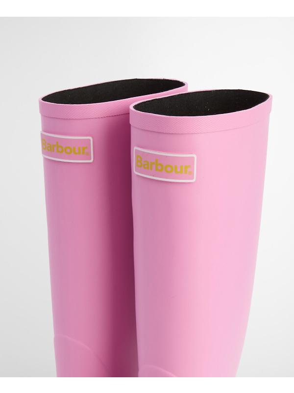 Barbour Women's Abbey Tall Wellington Boots - Pink Image 6