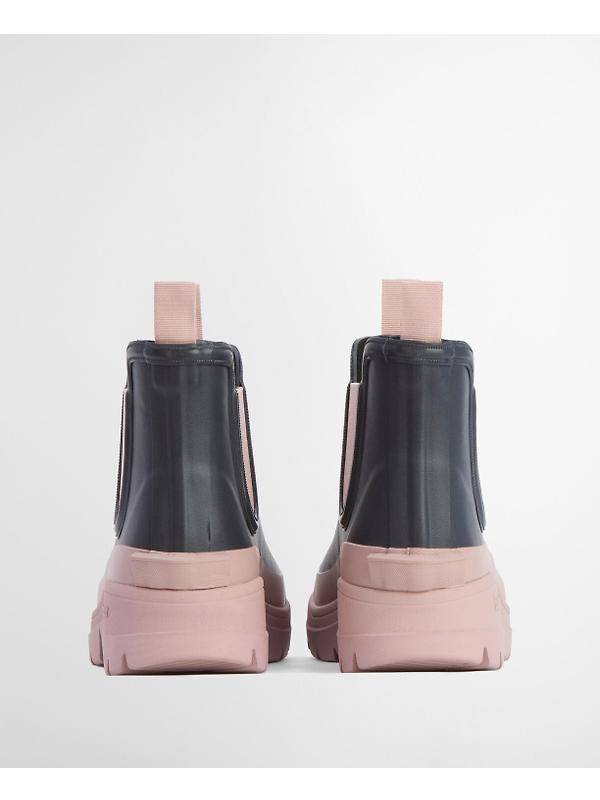 Barbour Women's Nimbus Chelsea Wellington Boots - Dusky Grey/Gardenia Pink Image 3