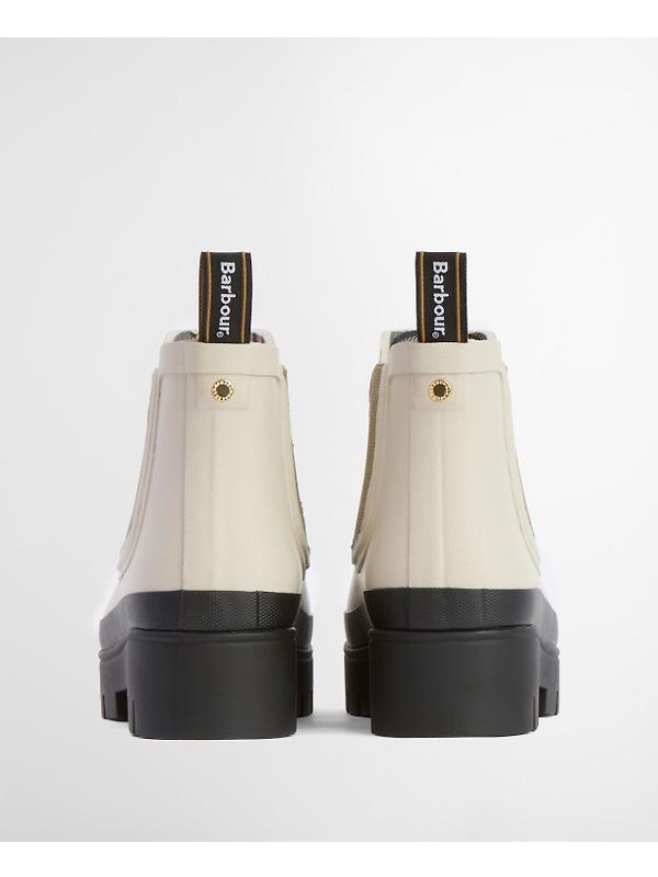 Barbour Women's Halton Ankle Wellingtons - Light Oak/Bleached Olive Image 3