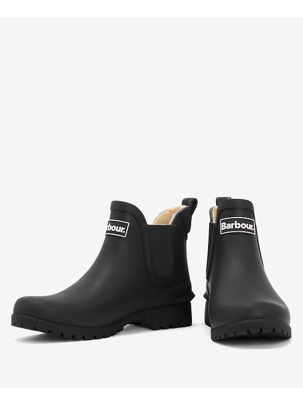 Barbour Women's Kirkton Ankle Wellingtons - Black Image 3