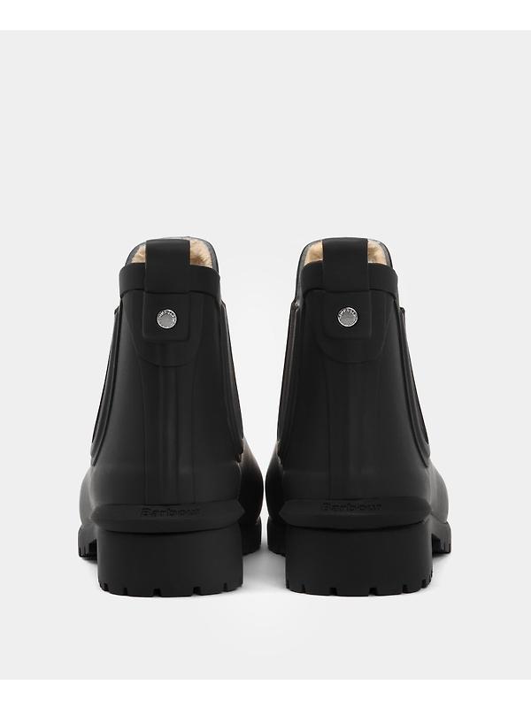 Barbour Women's Kirkton Ankle Wellingtons - Black Image 4