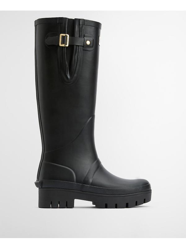 Barbour Women's Leighton Tall Wellington Boots - Black Image 2