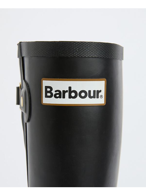 Barbour Women's Leighton Tall Wellington Boots - Black Image 7