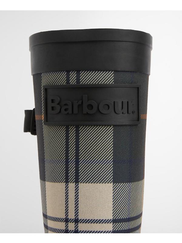 Barbour Women's Dena Tall Wellington Boots - Black/Ancient Tartan Image 6