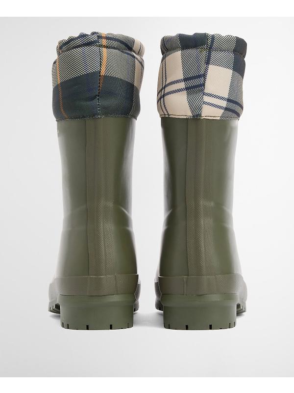 Barbour Women's Mowbray Mid Wellington Boots - Olive/Ancient Tartan Image 3