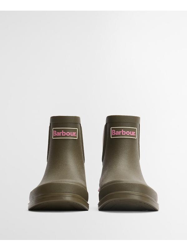 Barbour Women's Abbeyfield Packable Ankle Wellingtons - Olive Image 5
