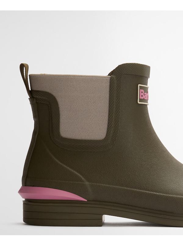 Barbour Women's Abbeyfield Packable Ankle Wellingtons - Olive Image 7