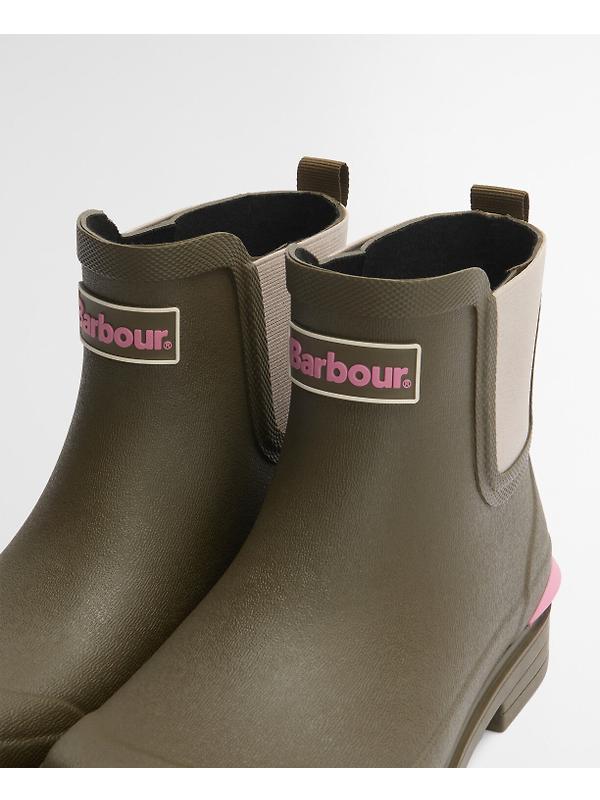 Barbour Women's Abbeyfield Packable Ankle Wellingtons - Olive Image 8