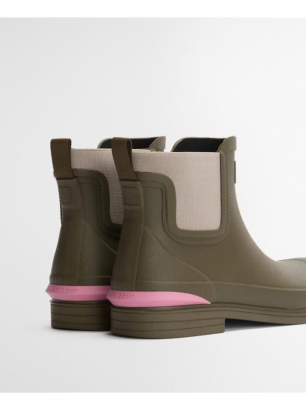 Barbour Women's Abbeyfield Packable Ankle Wellingtons - Olive Image 11