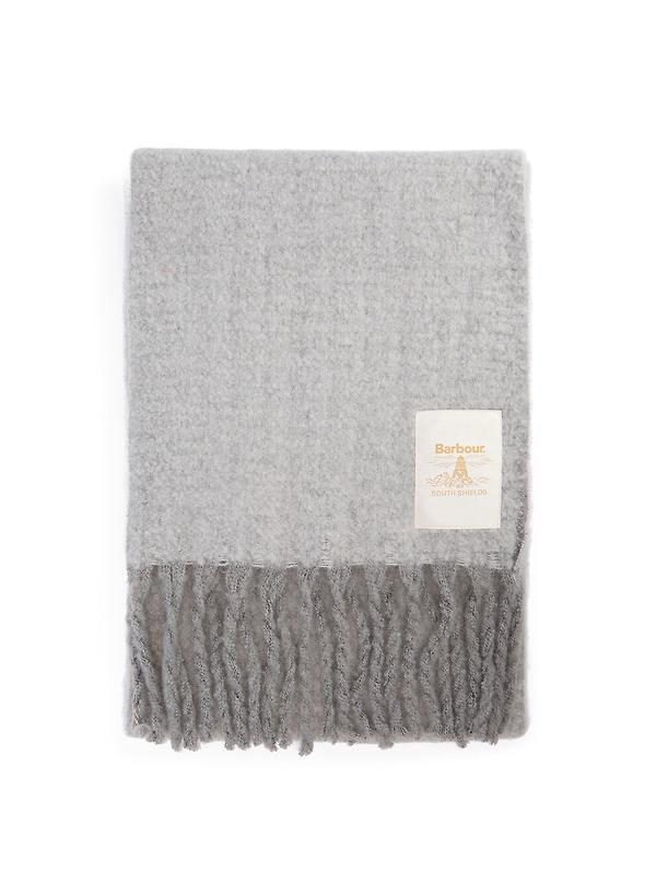 Barbour Women's Ellison Scarf - Light Grey Image 7