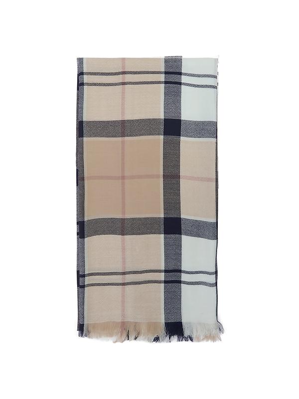 Barbour Women's Verona Pashmina Scarf - Rosewood Tartan Image 1