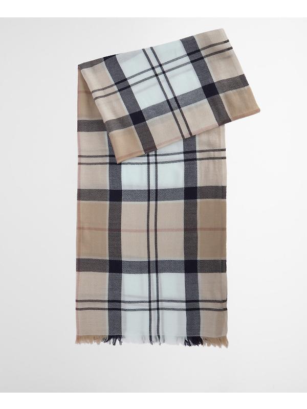 Barbour Women's Verona Pashmina Scarf - Rosewood Tartan Image 3