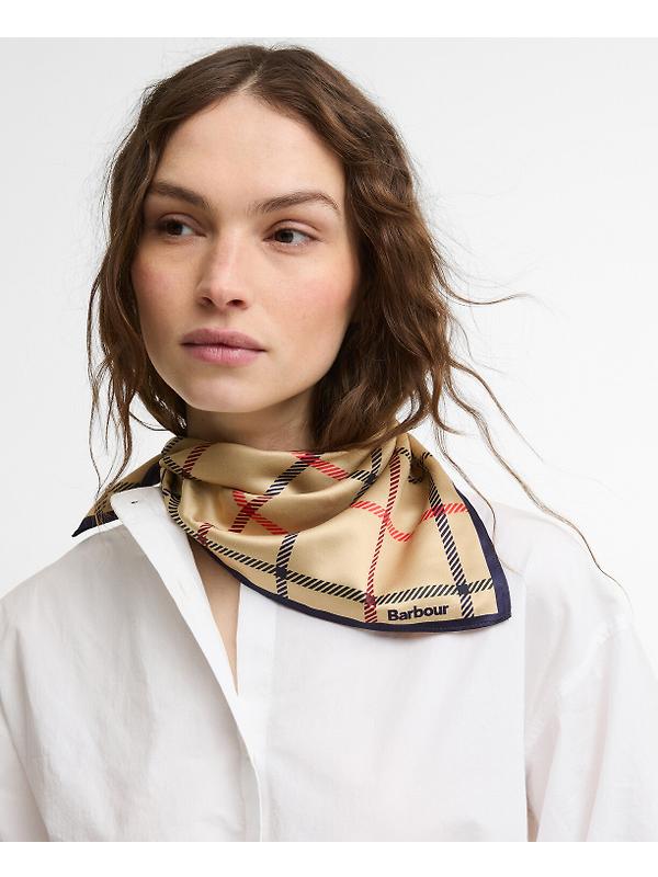 Barbour Women's Verona Pashmina Scarf - Rosewood Tartan Image 2