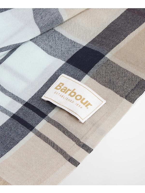 Barbour Women's Verona Pashmina Scarf - Rosewood Tartan Image 5