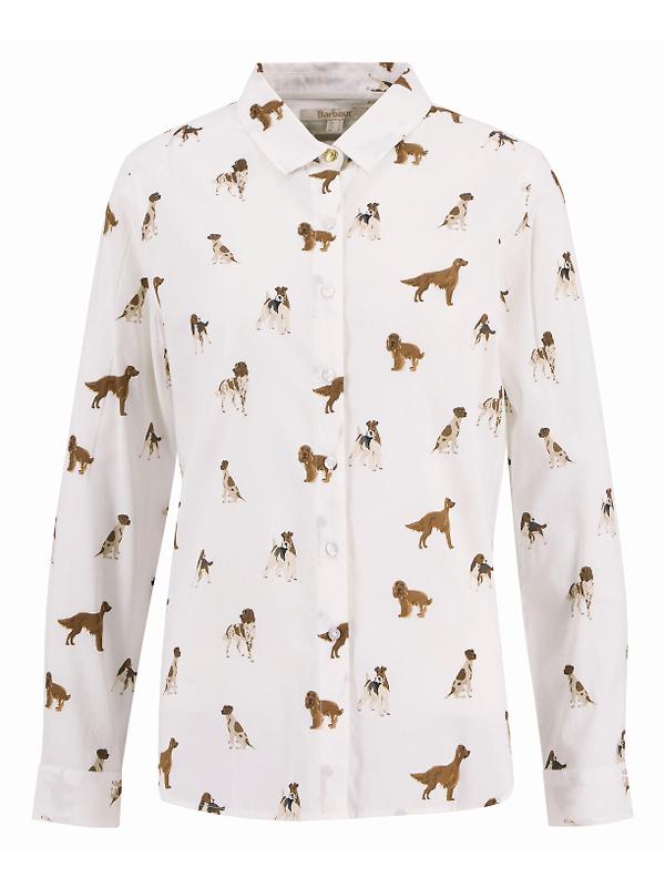 Barbour Women's Safari Shirt - Multi Dog Print Image 3