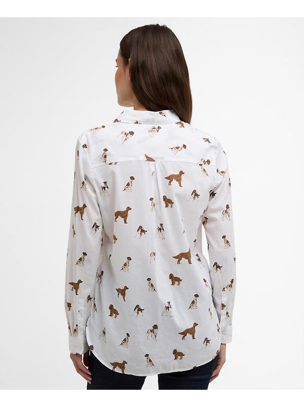 Barbour Women's Safari Shirt - Multi Dog Print Image 5
