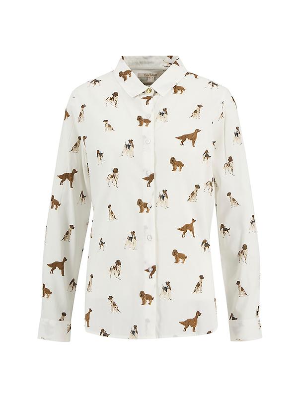 Barbour Women's Safari Shirt - Multi Dog Print Image 1