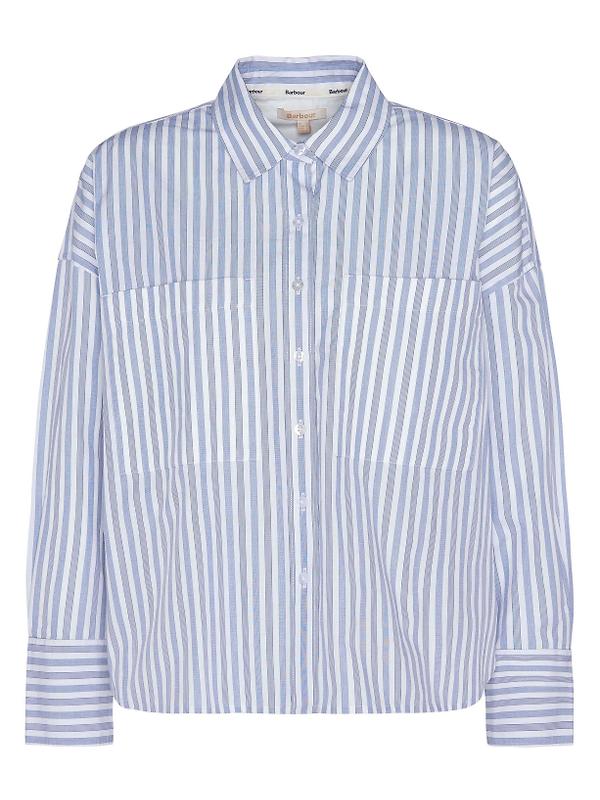 Barbour Women's Violetta Striped Shirt - Chambray Product Image