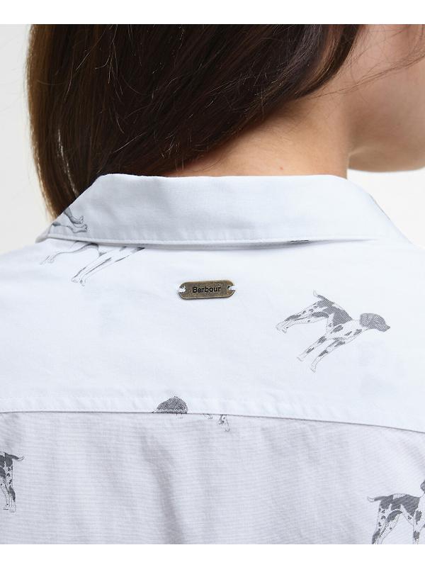 Barbour Women's Brambles Shirt - Dog Print Image 6