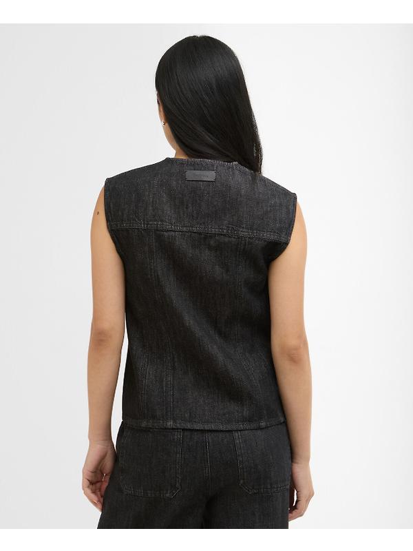 Barbour Women's Myra Denim Shirt - Black Denim Image 4