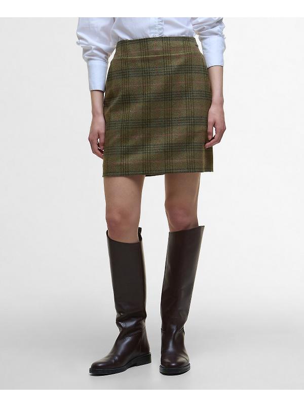Barbour Women's Bamburgh Mini Skirt - Arabesque/Brown Image 3