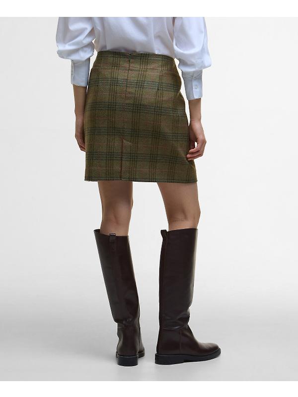 Barbour Women's Bamburgh Mini Skirt - Arabesque/Brown Image 4