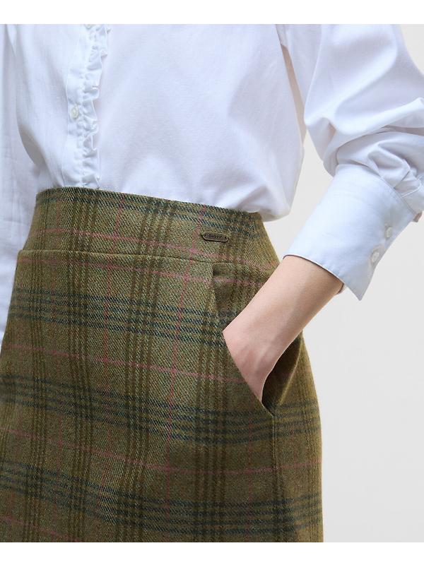 Barbour Women's Bamburgh Mini Skirt - Arabesque/Brown Image 5