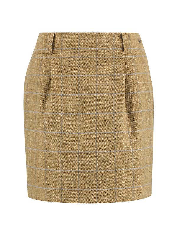 Barbour Women's Petunia Mini Skirt - Soft Blue Tweed Image 1