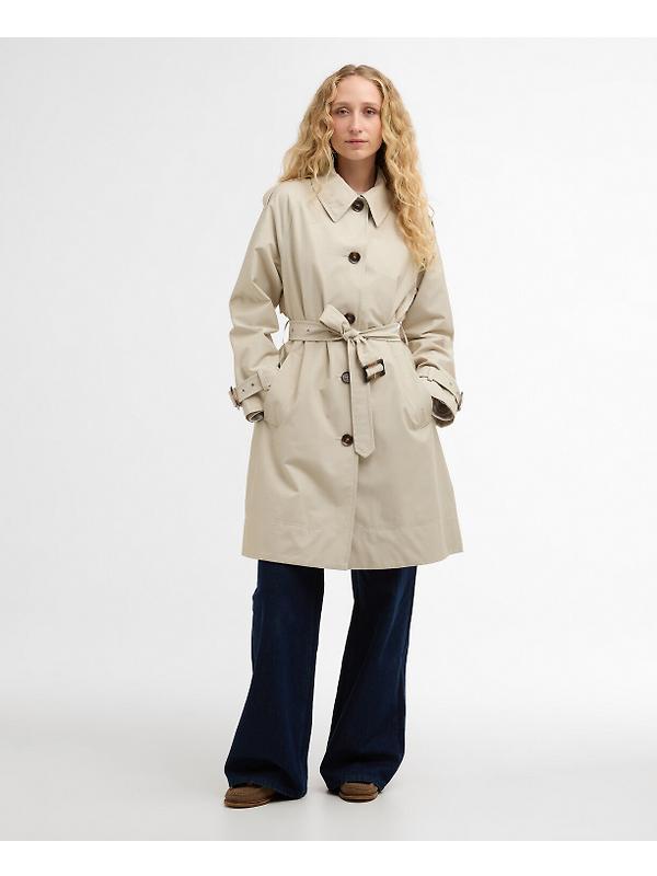 Barbour Women's Maia Showerproof Jacket - Mist / Dress Navy Tartan Image 3