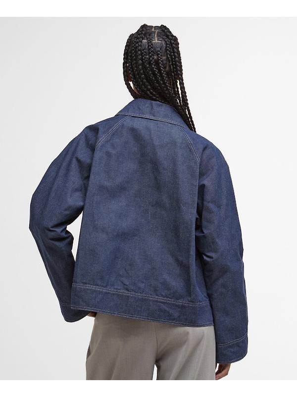 Barbour Women's Demi Showerproof Jacket - Indigo/Hessian Tartan Image 4