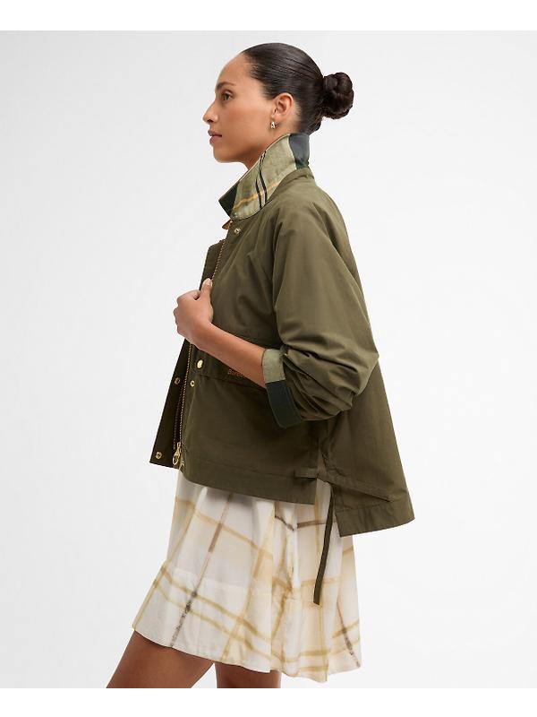 Barbour Women's Medland Showerproof Jacket - Ivy Green/Ancient Image 6
