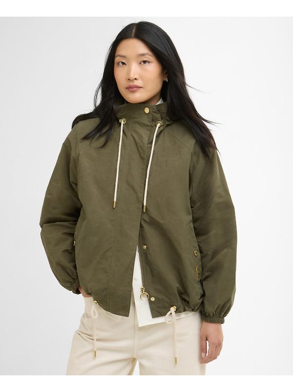 Barbour Women's Hawkridge Showerproof Jacket - Ivy Green/Ancient Image 2