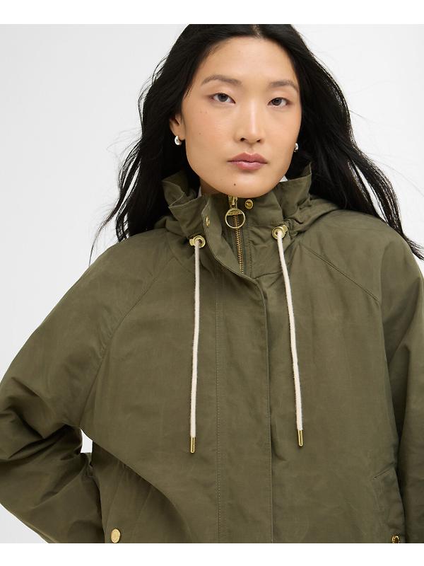 Barbour Women's Hawkridge Showerproof Jacket - Ivy Green/Ancient Image 5