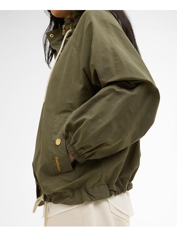 Barbour Women's Hawkridge Showerproof Jacket - Ivy Green/Ancient Image 6