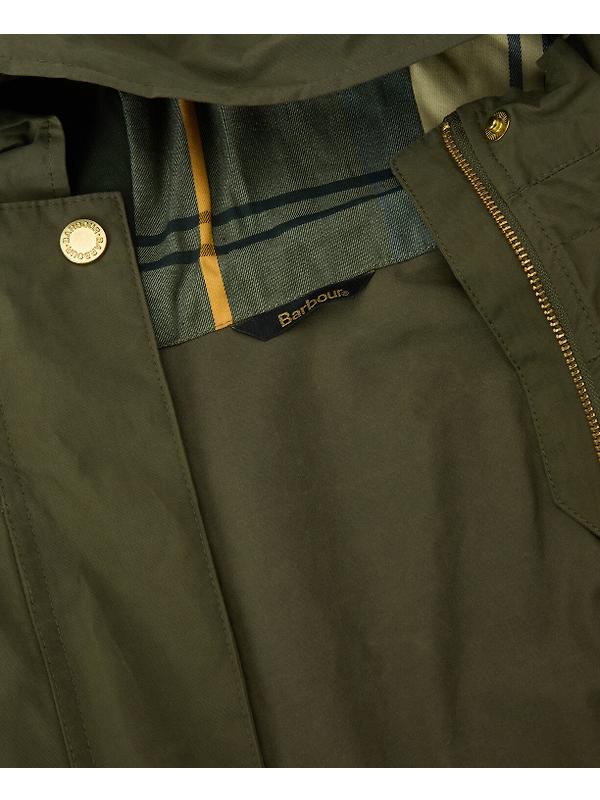 Barbour Women's Hawkridge Showerproof Jacket - Ivy Green/Ancient Image 7
