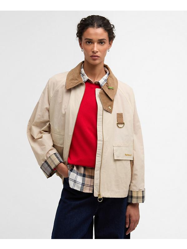 Barbour Women's Icons Spey Showerproof Jacket - Jasmine/Dress Image 2