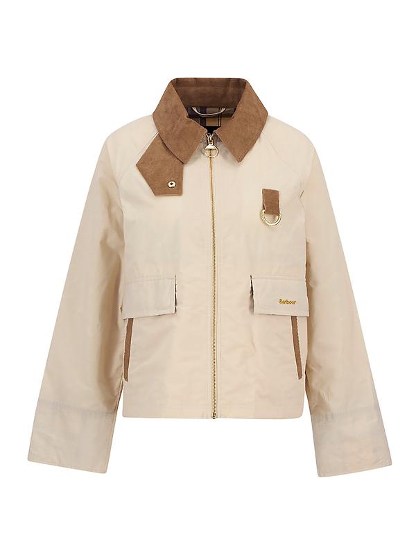 Barbour Women's Icons Spey Showerproof Jacket - Jasmine/Dress Image 1