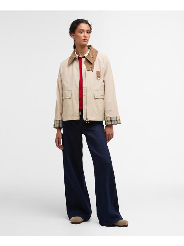 Barbour Women's Icons Spey Showerproof Jacket - Jasmine/Dress Image 3