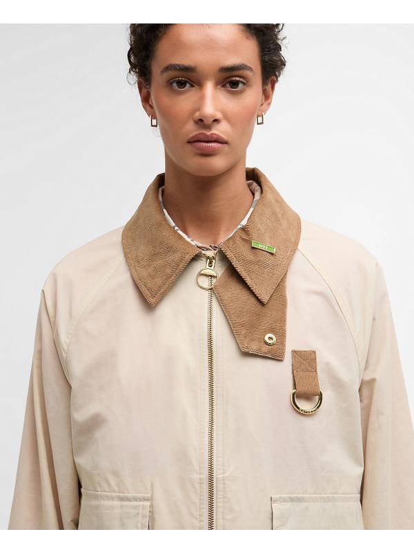 Barbour Women's Icons Spey Showerproof Jacket - Jasmine/Dress Image 6