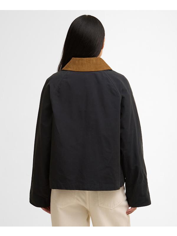 Barbour Women's Icons Spey Showerproof Jacket - Dark Navy/Dress Image 4