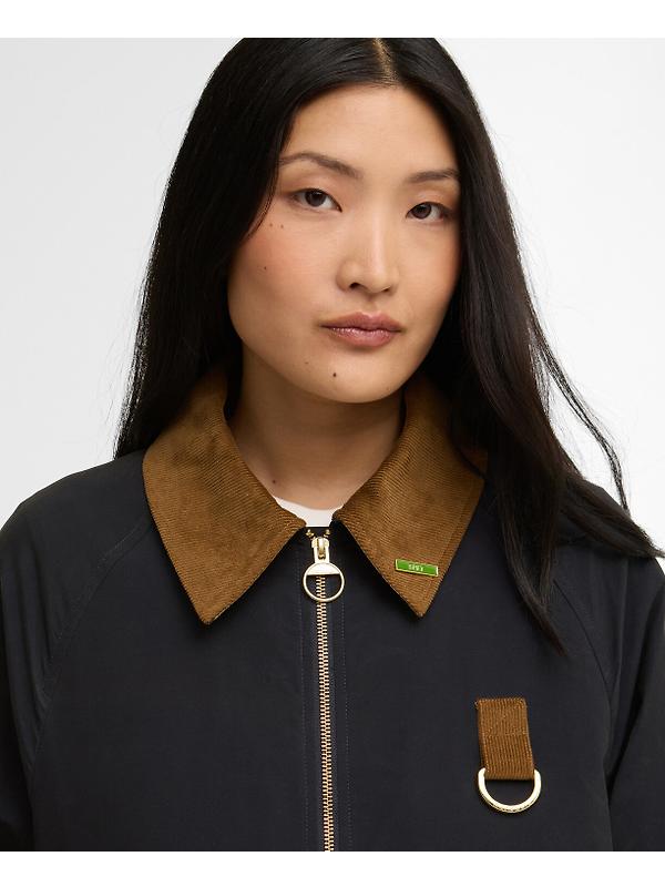 Barbour Women's Icons Spey Showerproof Jacket - Dark Navy/Dress Image 5